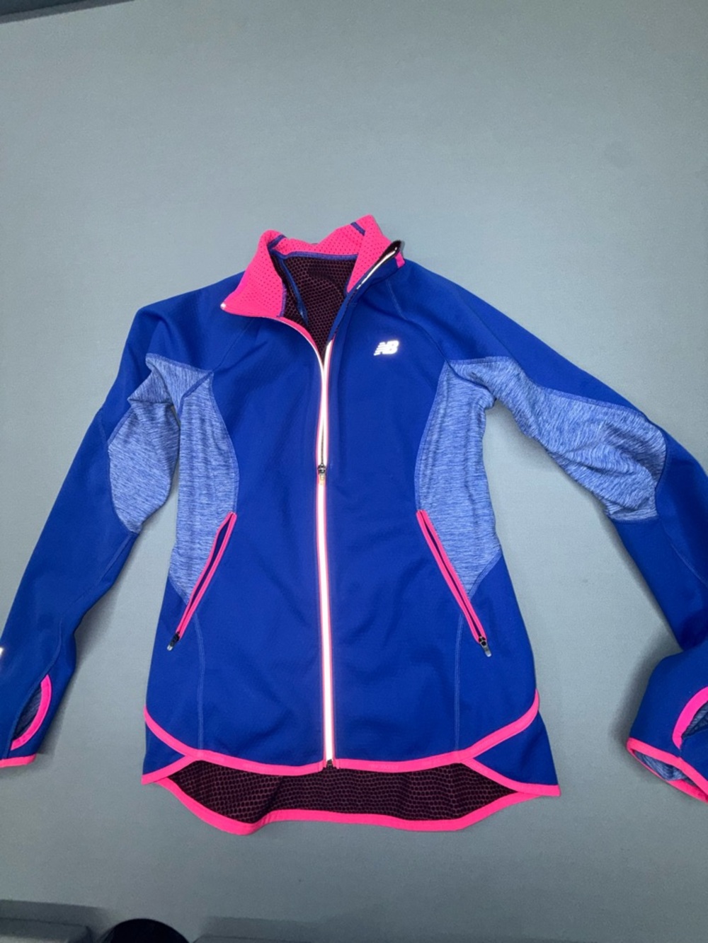 New Balance Blue & Pink Performance Athletic Jacket